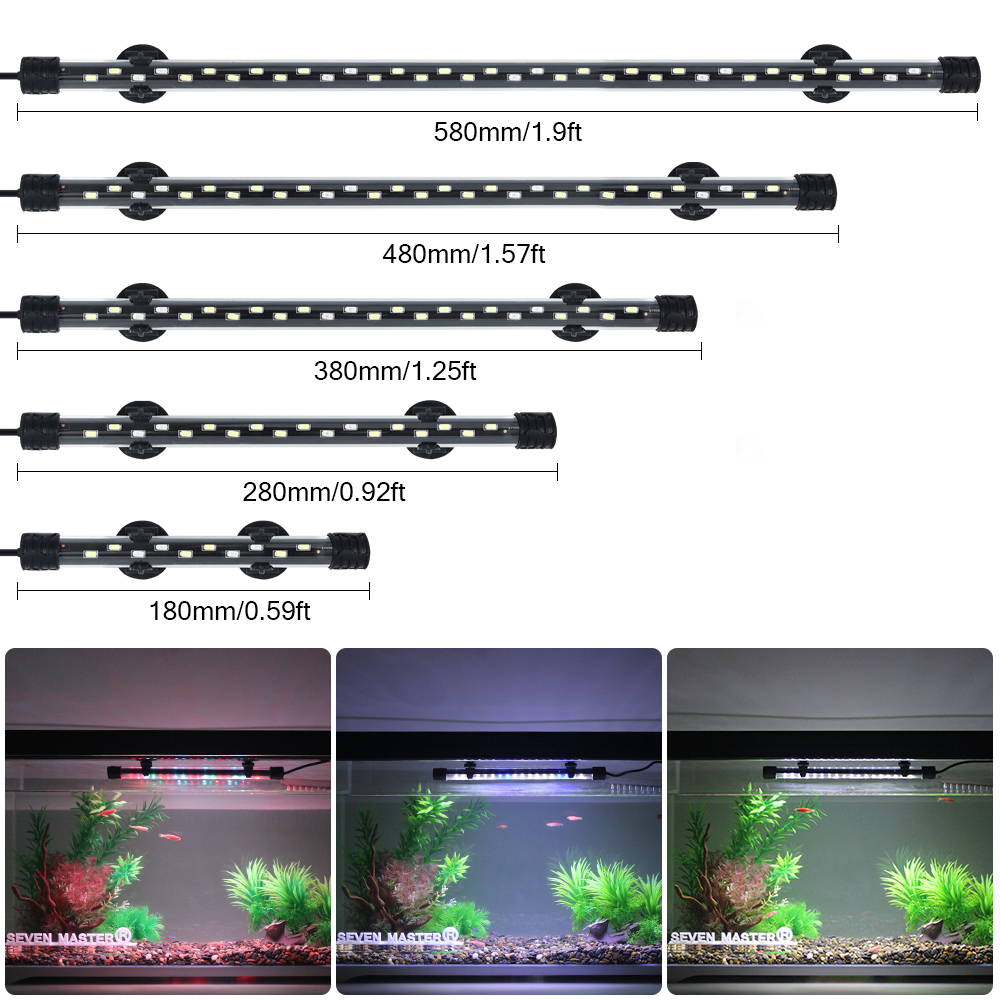 Aquarium Fish Enrichment - 수족관 빛 LED 식물 성장 램프