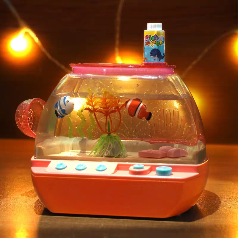 Aquarium Fish Game - 전기 해피 수족관 미니 어항 로봇