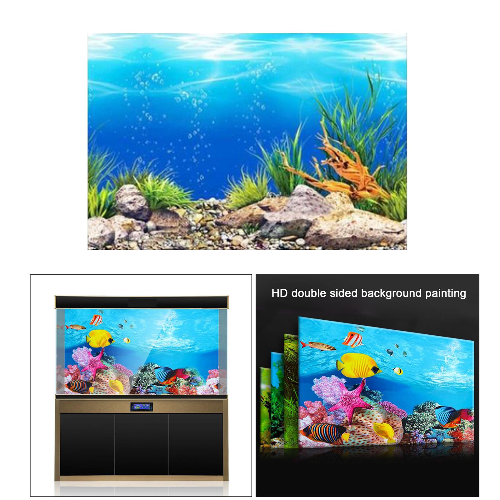 Aquarium Fish Poster - 3D 효과 수족관 배경 포스터 어항