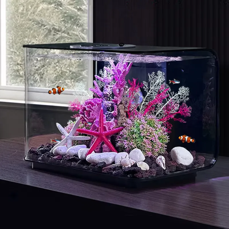 Aquarium Fish Supplier - 아쿠아리움 거실용 소형 어항 공급업체 데스크탑