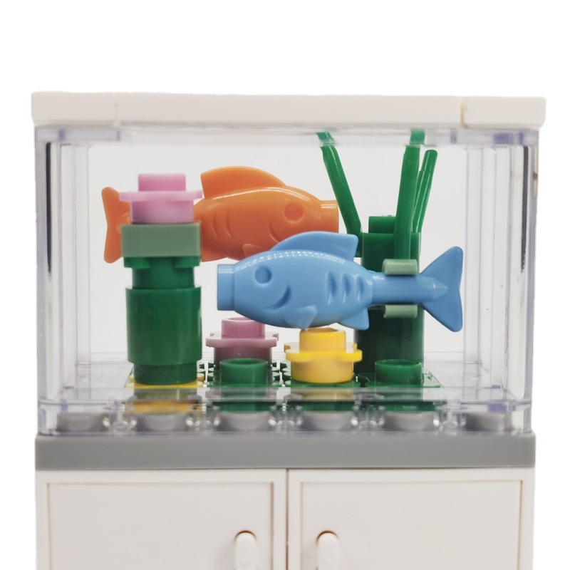 도시 친구 물고기 탱크 빌딩 블록 MOC 조립 장난감  - Aquarium Fish Game 리뷰 및 가격