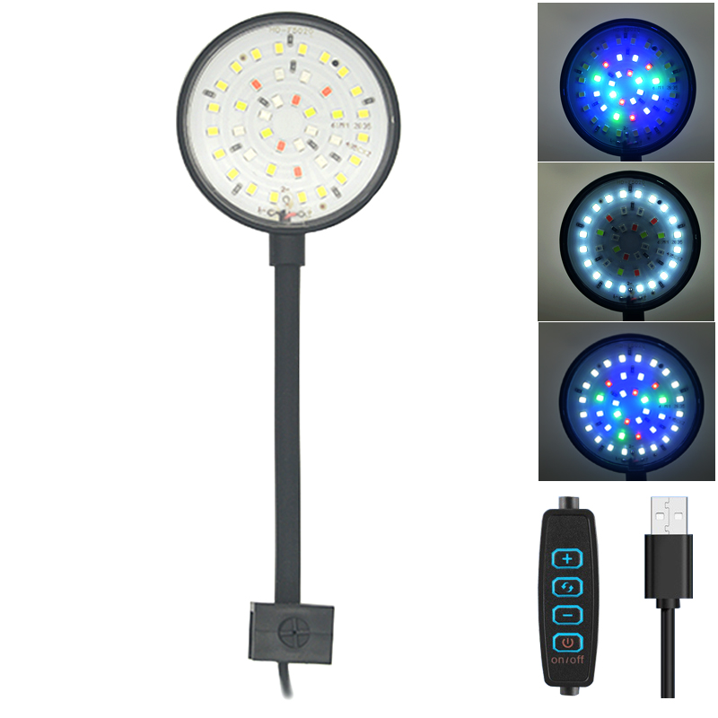 USB 수족관 LED 램프 물고기 탱크 조명 장식 수생 - Aquarium Fish Enrichment 리뷰 및 가격