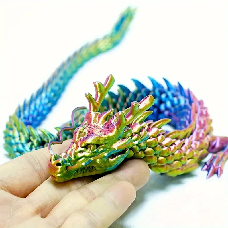3D 프린팅된 연결된 용 장식품, 움직이는 만화 캐릭터 - Aquarium Fish Land 리뷰 및 가격