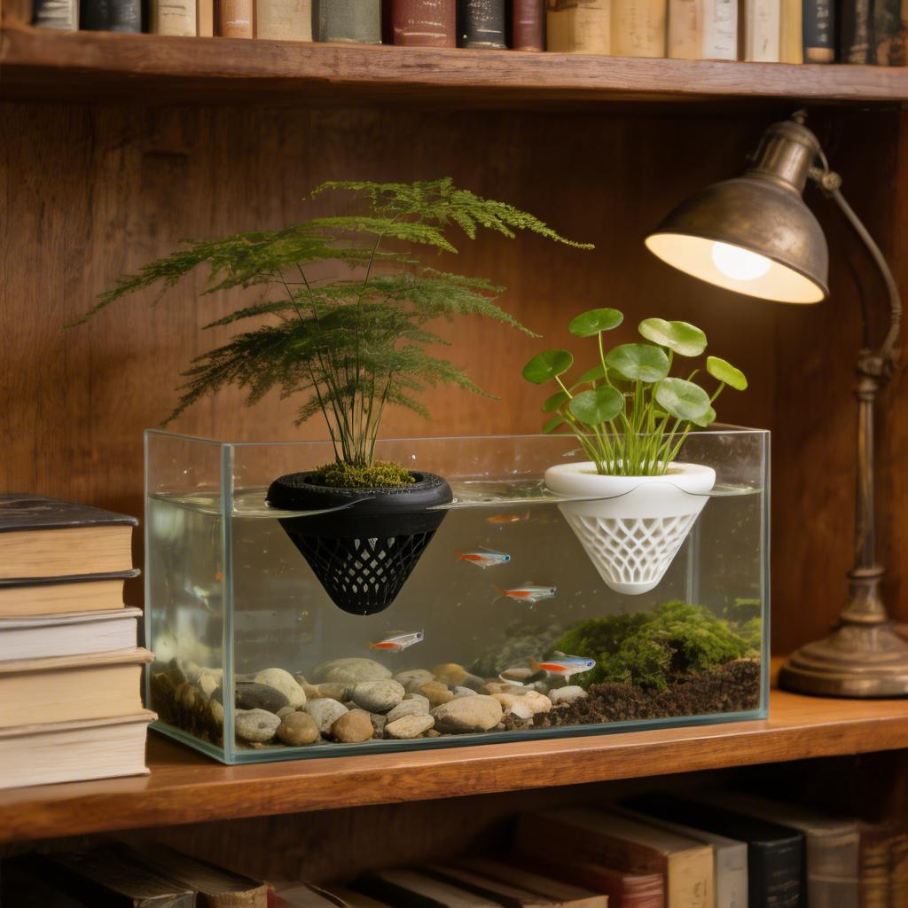 2PCS 플로팅 수족관 식물 홀더, 물고기 탱크용 걸이 - Aquarium Fish Enrichment 리뷰 및 가격