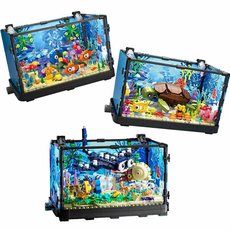 조명이 포함된 어항 빌딩 블록 세트, 수족관, 해양 거 - Aquarium Fish Game 리뷰 및 가격