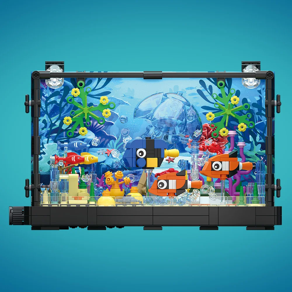 조명이 포함된 어항 빌딩 블록 세트, 수족관, 해양 거 - Aquarium Fish Game 리뷰 및 가격