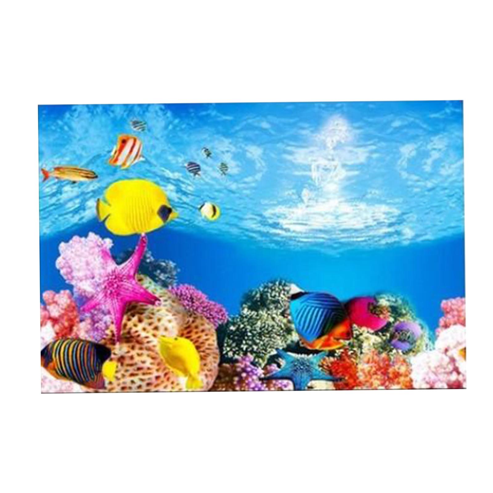 3D 효과 수족관 배경 포스터 어항 배경 장식 - Aquarium Fish Poster 리뷰 및 가격