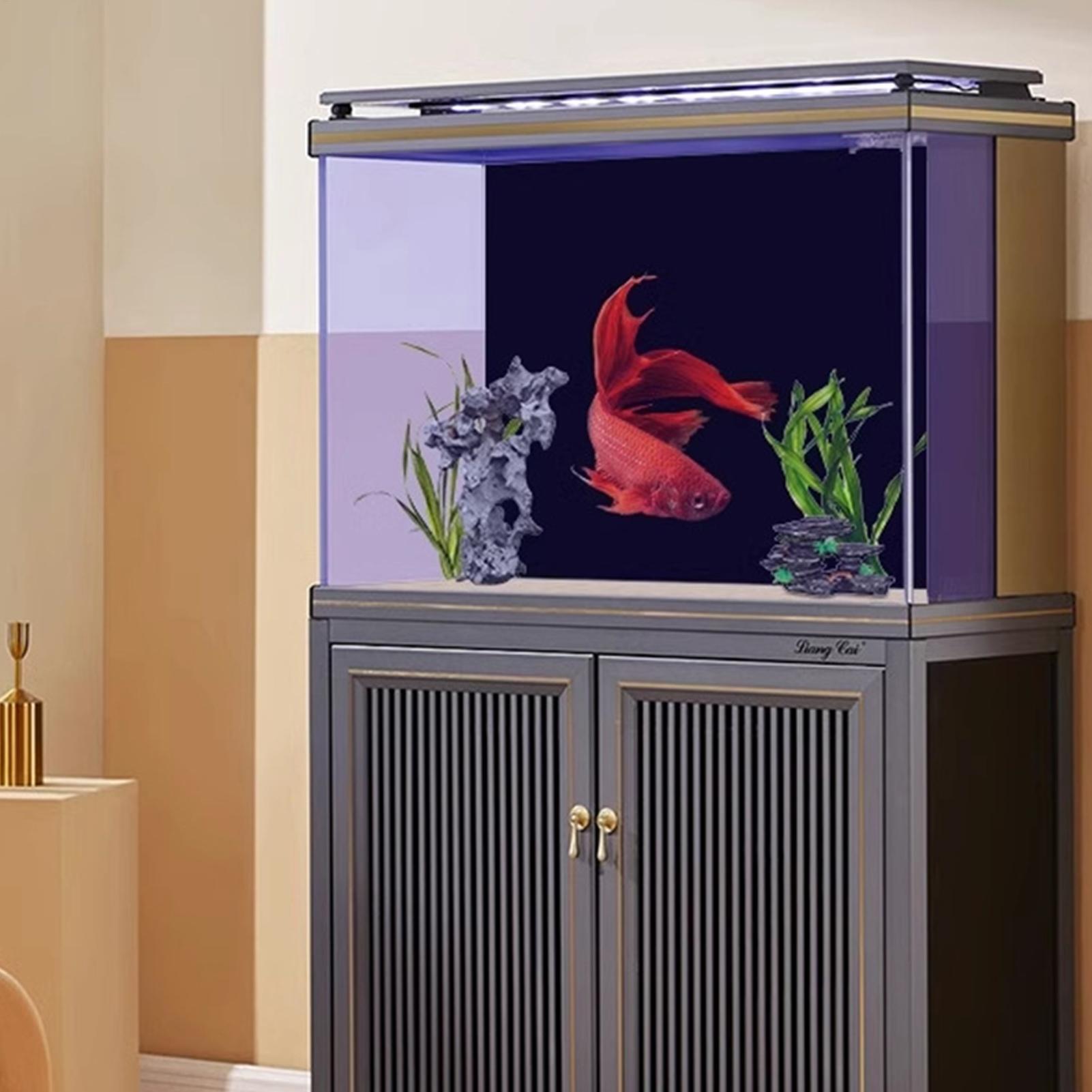어항 배경 스티커 블랙 어항 배경화면 수족관 포스터 수 - Aquarium Fish Elevator 리뷰 및 가격