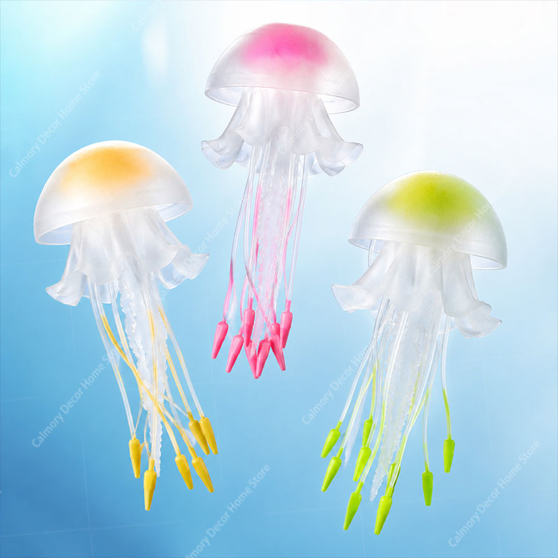 창의적인 시뮬레이션된 떠다니는 형광 발광 효과 해파리  - Aquarium Fish Land 리뷰 및 가격