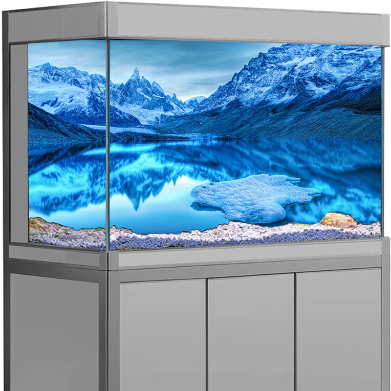 어항 장식 수족관 배경 스티커, 블루 플라워 포스터 어 - Aquarium Fish Poster 리뷰 및 가격