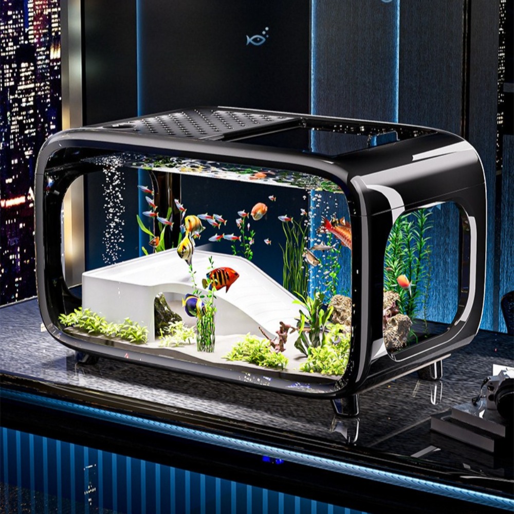 투명 고급 어항, 내구성 좋은 거실 장식, 소형 금붕어 - Aquarium Fish Enrichment 리뷰 및 가격